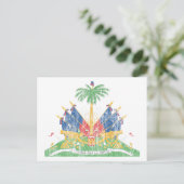Carte Postale Haïti Armoiries Vintage (Debout devant)