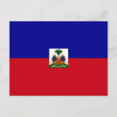 Carte Postale Haïti - drapeau haïtien - (Devant)