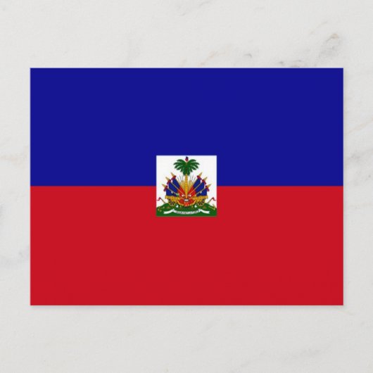 Carte Postale Haïti - drapeau haïtien - (Devant)