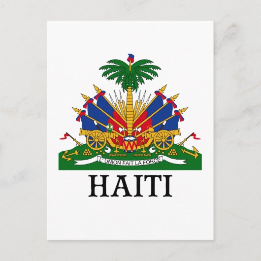 Carte Postale HAÏTI - emblème/blason/drapeau/symbole (Devant)