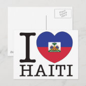 Carte Postale Haïti Love v2 (Devant / Derrière)