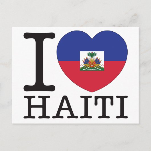 Carte Postale Haïti Love v2 (Devant)