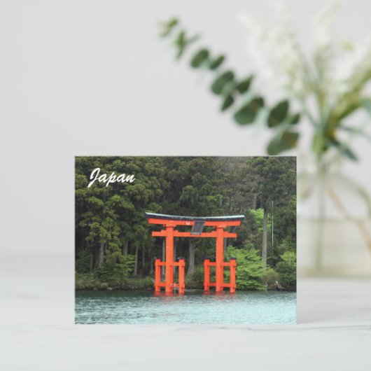 Carte Postale hakone torii (Debout devant)