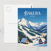 Carte Postale Hakuba, Japon (Devant / Derrière)