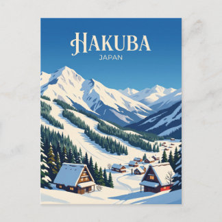 Carte Postale Hakuba, Japon