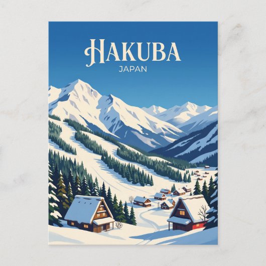 Carte Postale Hakuba, Japon (Devant)