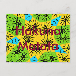 Carte postale Hakuna Matata