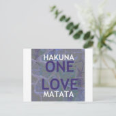 CARTE POSTALE HAKUNA MATATA (Debout devant)