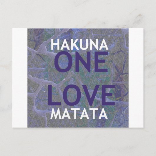 CARTE POSTALE HAKUNA MATATA (Devant)
