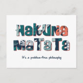 Carte Postale Hakuna Matata (Devant)