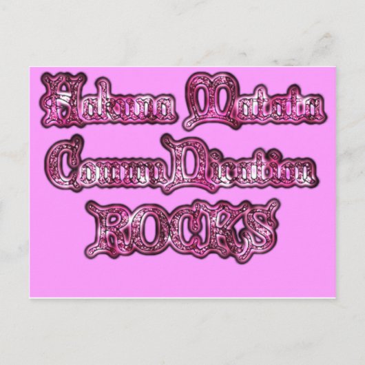 Carte Postale Hakuna Matata Communication ROCKS Art Print (Devant)