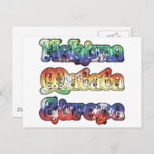 Carte Postale Hakuna Matata Europe Art Imprimer/Graphique (Devant / Derrière)