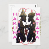 Carte Postale Hakuna Matata Hakunamatata (Devant / Derrière)