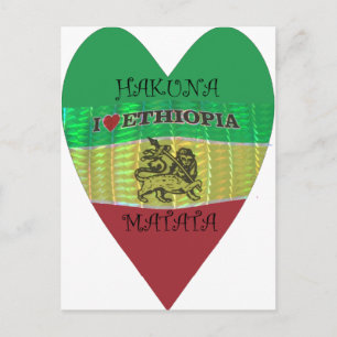 Carte Postale Hakuna Matata J'aime les couleurs éthiopiennes.png