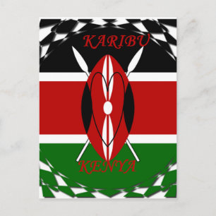 Carte Postale Hakuna matata Karaibu Kenya
