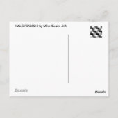 CARTE POSTALE HALCYON (Dos)