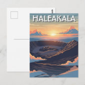 Carte Postale Haleakala Crater Maui Hawaii Travel (Devant / Derrière)