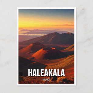 Carte Postale Haleakala Crater Maui Hawaii Travel