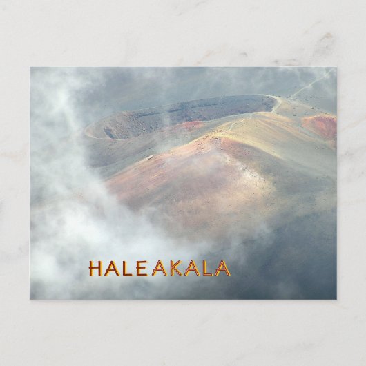 CARTE POSTALE " HALEAKALA DANS LES NUAGES" (Devant)