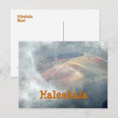 CARTE POSTALE "HALEAKALA IN THE CLOUDS" (Devant / Derrière)