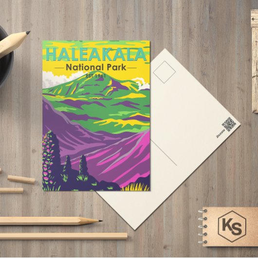 Carte Postale Haleakala National Park Hawaii Vintage