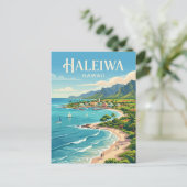 Carte Postale Haleiwa États-Unis (Debout devant)
