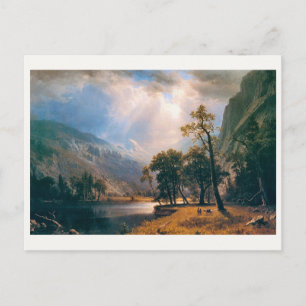 Carte Postale Half Dome de Albert Bierstadt, vallée de Yosemite,