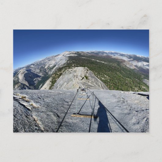 Carte Postale Half Dome vu depuis les câbles - Yosemite (Devant)