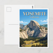 Carte Postale Half Dome Yosemite (Devant / Derrière)