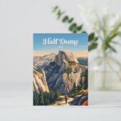 Carte Postale Half Dome Yosemite États-Unis (Debout devant)