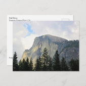 Carte Postale Half Dome, Yosemite National Park, (Devant / Derrière)