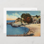 Carte Postale Half Moon Beach, Massachusetts Gloucester (Devant / Derrière)