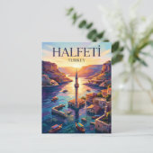 Carte Postale Halfeti Turquie (Debout devant)