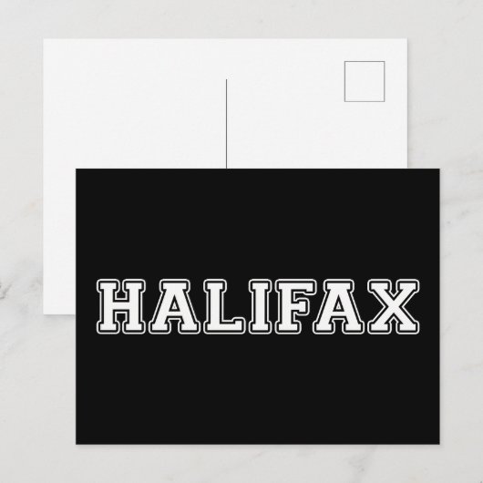 Carte Postale Halifax (Devant / Derrière)