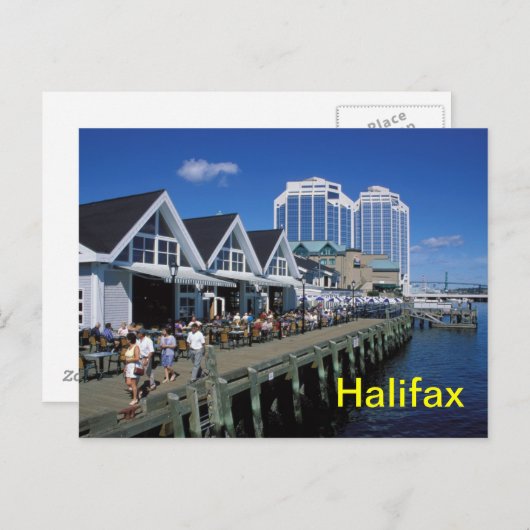 Carte postale Halifax (Devant / Derrière)