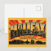 Carte Postale Halifax capitale de la Nouvelle-Écosse (Devant / Derrière)