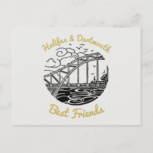 Carte postale Halifax Dartmouth N.S Best Friends (Devant)
