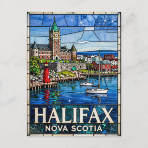Carte Postale Halifax Nouvelle-Écosse Paysage urbain maritime ⚓