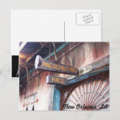 Carte Postale Hall de conservation (Devant / Derrière)