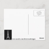 Carte Postale Hall de conservation (Dos)