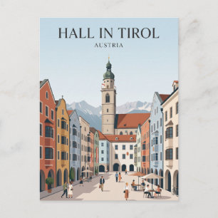 Carte Postale Hall en Tyrol Autriche