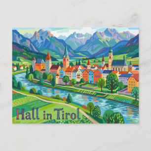 Carte Postale Hall en Tyrol Autriche