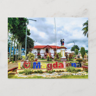Carte Postale Hall municipal historique de Magdalena à Laguna