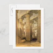 Carte Postale Hall of Columns, Karnak, from "Egypt and Nubia", V (Devant / Derrière)
