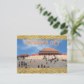 Carte Postale Hall of Supreme Harmony, Cité interdite, Chine (Debout devant)