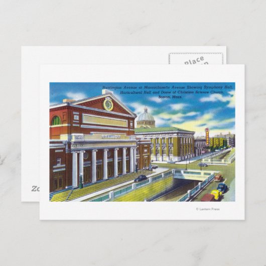 Carte Postale Hall symphonique, Horticulture (Devant / Derrière)