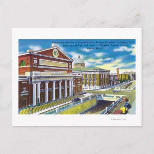 Carte Postale Hall symphonique, Horticulture (Devant)