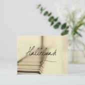 Carte Postale Hallelujah (Debout devant)