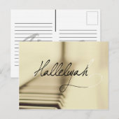 Carte Postale Hallelujah (Devant / Derrière)