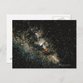 Carte Postale Halleys Comet dans la Voie Lactée (Devant / Derrière)